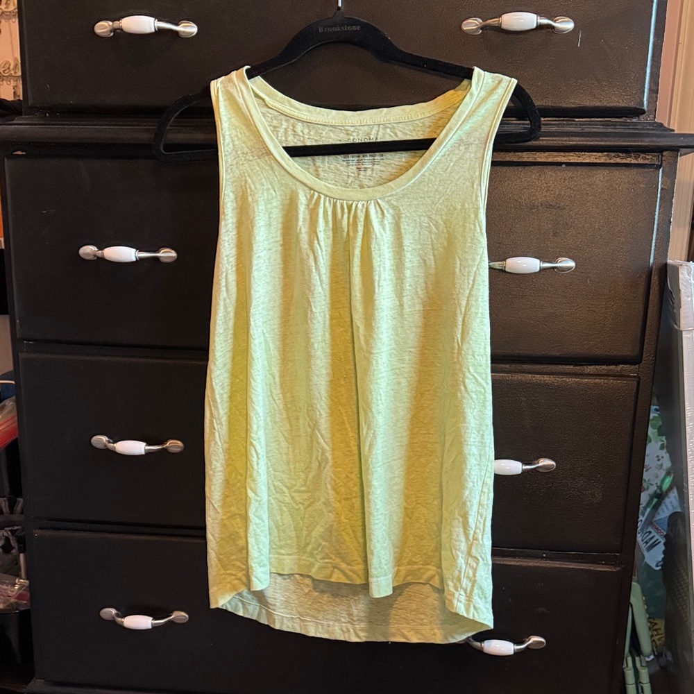 Neon Yellow Tank Top
